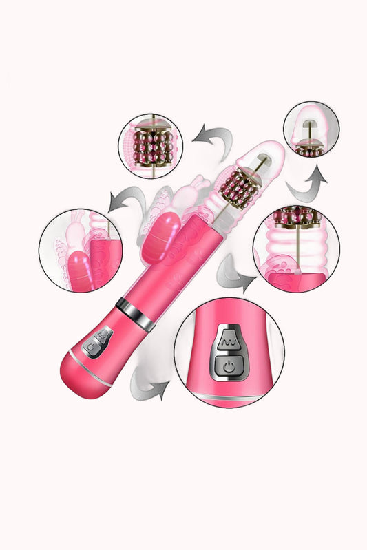 Vibrador Rotativo de Borboleta com Vai e Vem – Doce Malícia