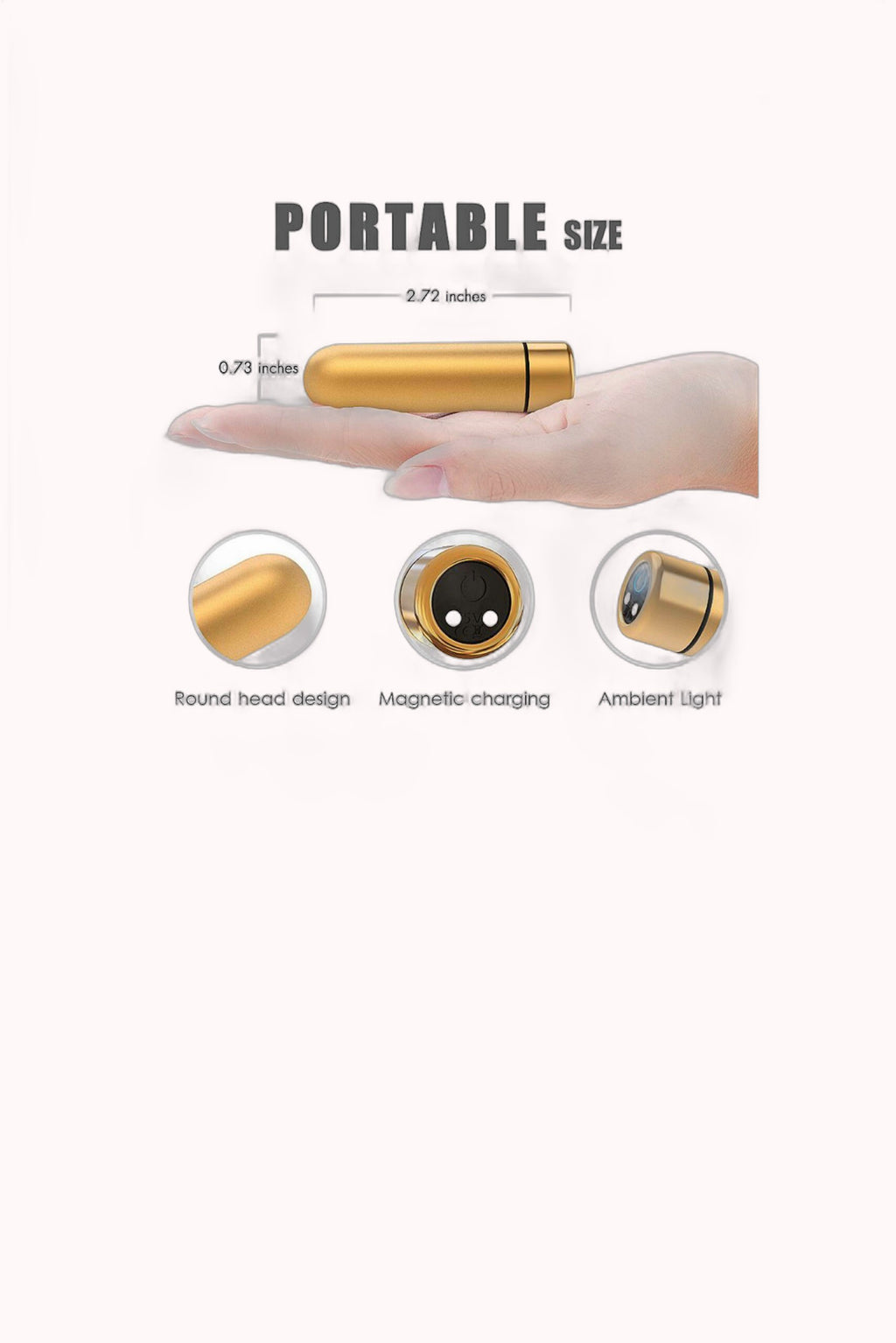 Vibrador Bullet Recarregável – SEED 3 – Doce Malícia