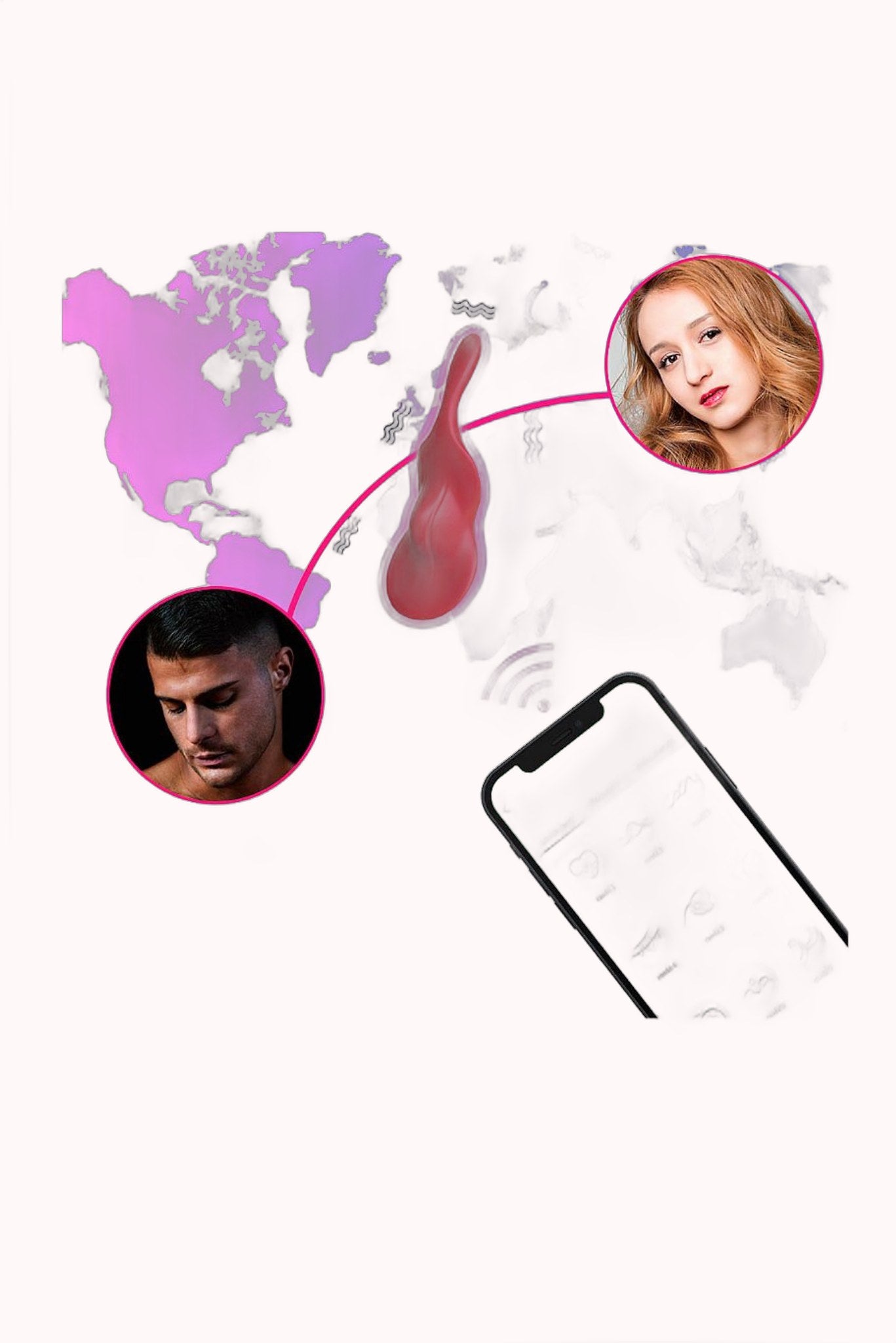 Vibrador de Calcinha via APP – À Longa Distância – Doce Malícia