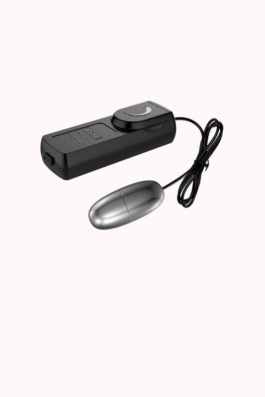 Vibrador em Cápsula Cromado com Controle – Doce Malícia