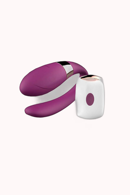 Vibrador Para Casal Recarregável Sex Massager- 7 Modos de Vibração – Doce Malícia