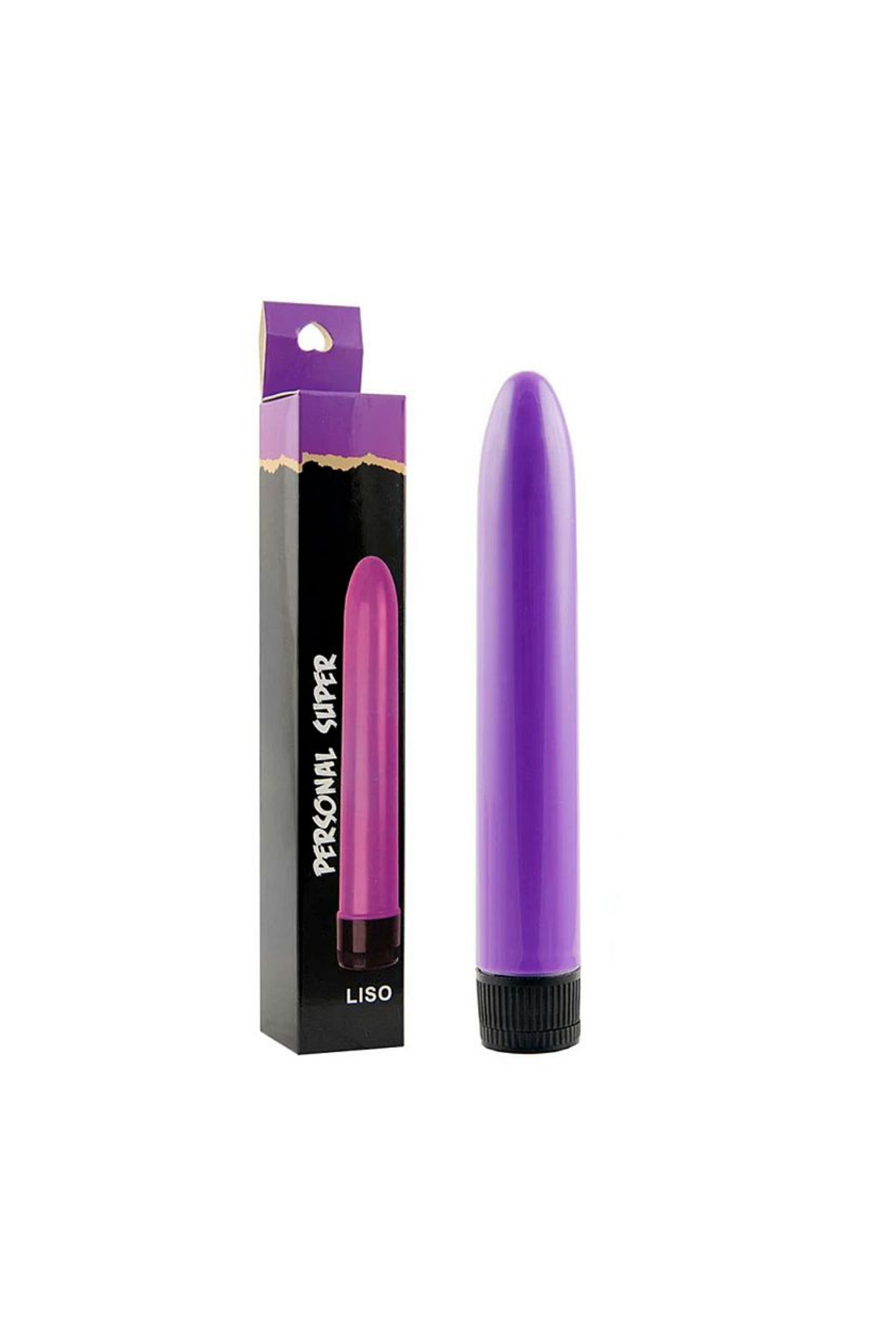 Vibrador Clássico Personal Liso – 18cm em Branco – Doce Malícia