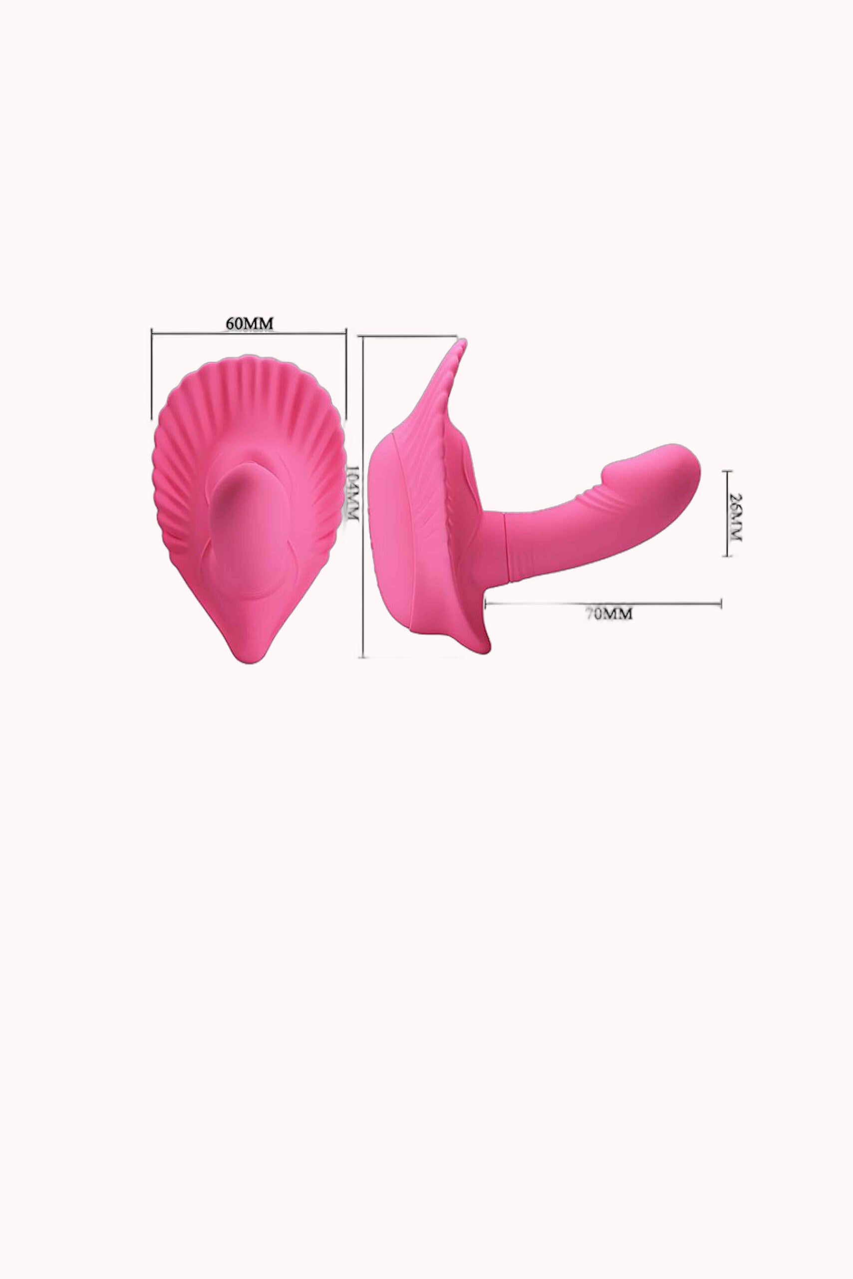 Vibrador Concha com Controle por Aplicativo via Bluetooth – Doce Malícia