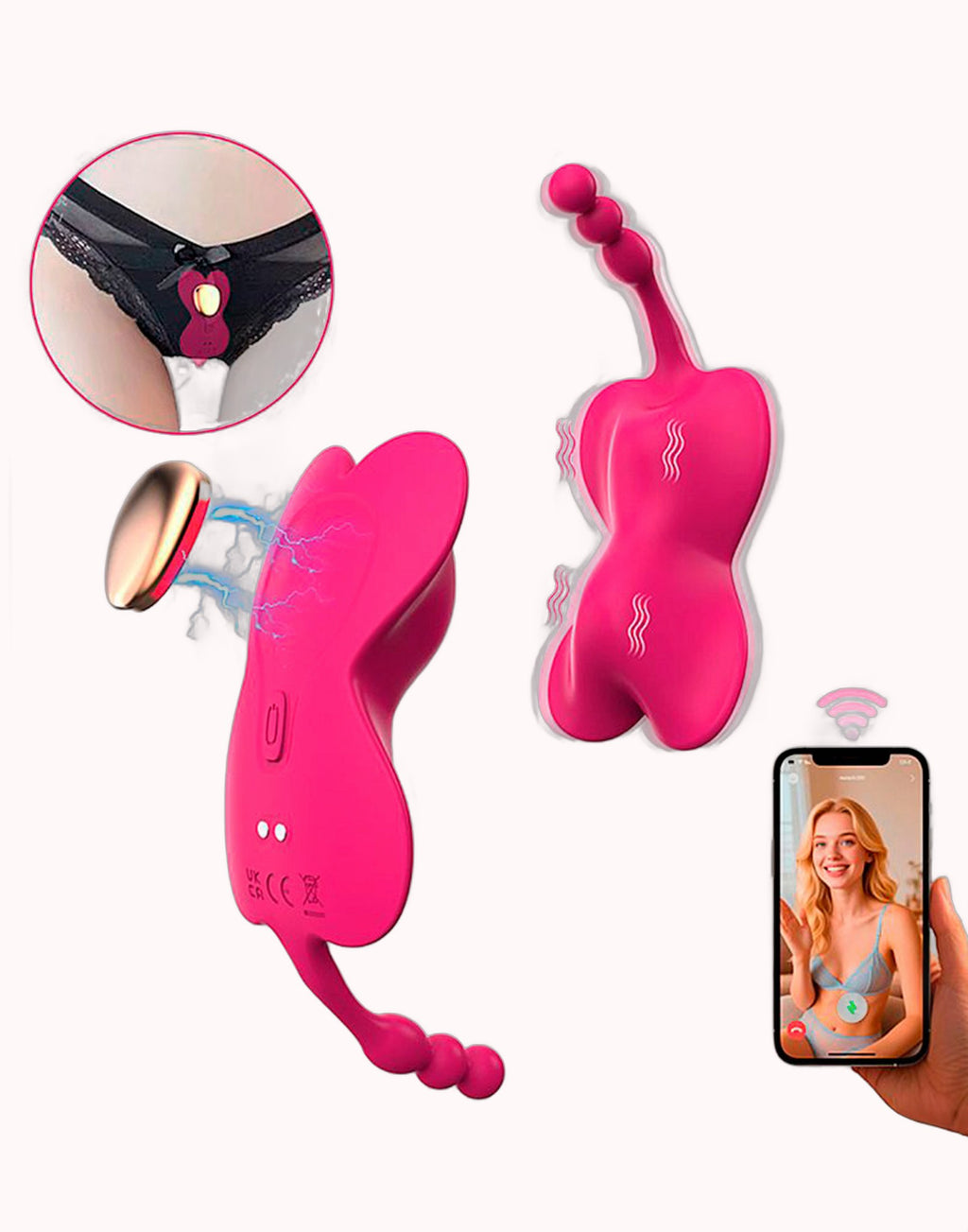 Vibrador de Calcinha – À Longa Distância App – Doce Malícia