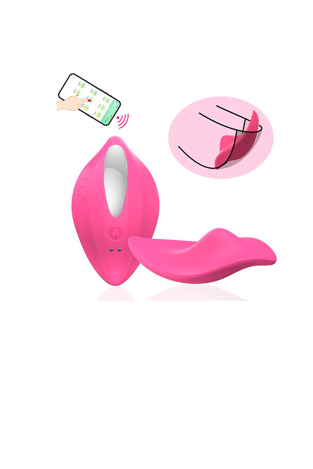 Vibrador de Calcinha à Longa em rosa pink – Doce Malícia
