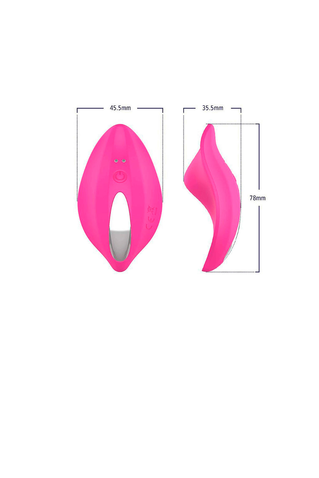 Vibrador de Calcinha à Longa em rosa pink – Doce Malícia