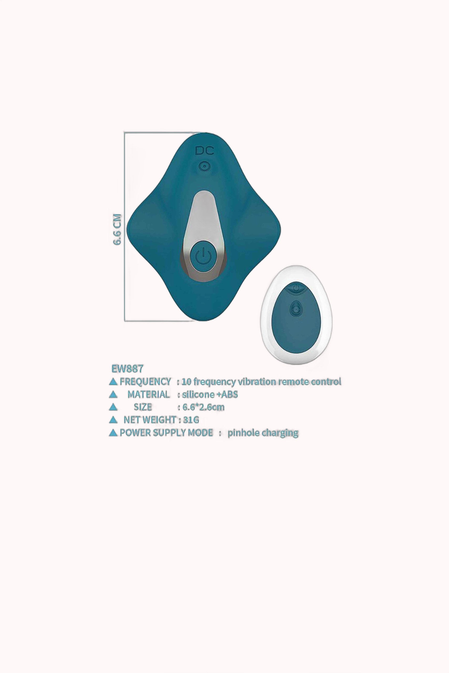 Vibrador de Calcinha com Controle – Doce Malícia