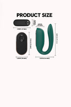 Vibrador de Casal com Controle Remoto – Recarregável – Baud S – Doce Malícia