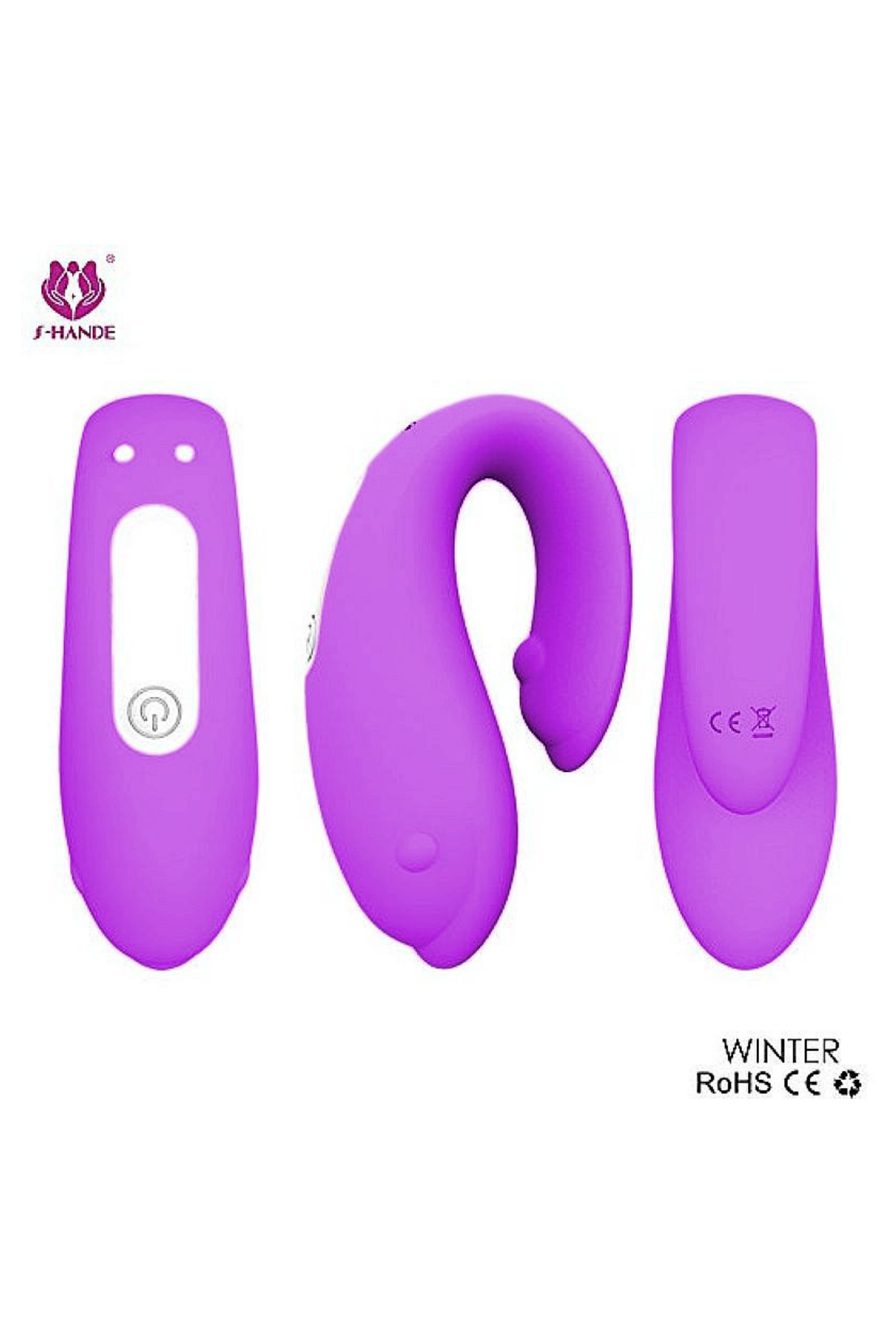 Vibrador de Casal Golfinho Recarregável em rosa – Doce Malícia