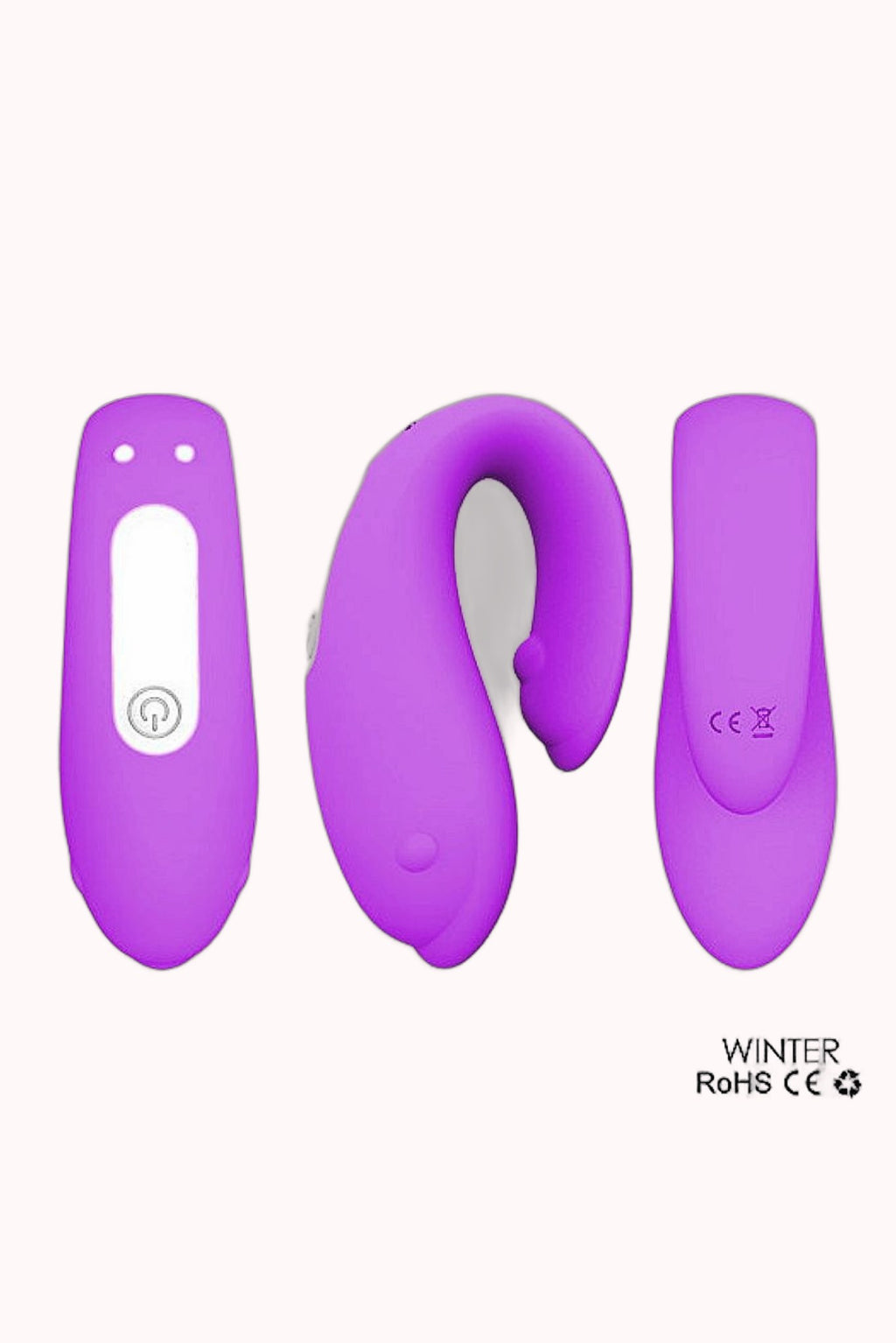 Vibrador de Casal Golfinho Recarregável – Doce Malícia