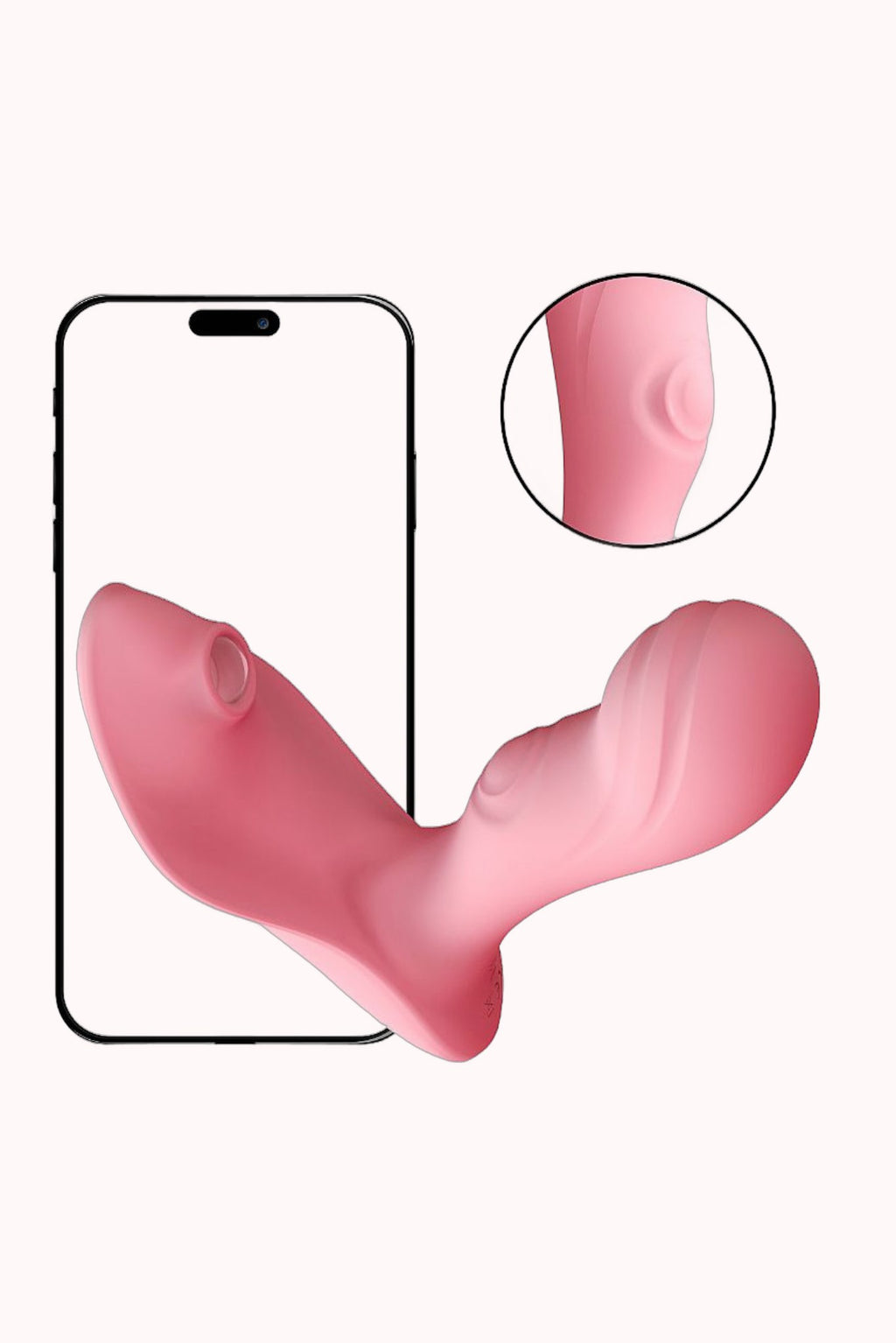 Vibrador de Clitóris e Ponto G com Pulsação e Dedilhar / Tapping – via APP – Doce Malícia