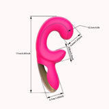 Vibrador de Ponto G e Clitóris com Curva – Doce Malícia