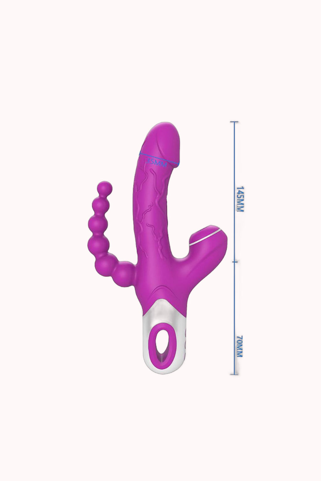 Vibrador de Ponto G e Clitóris – 3 em 1 – Doce Malícia
