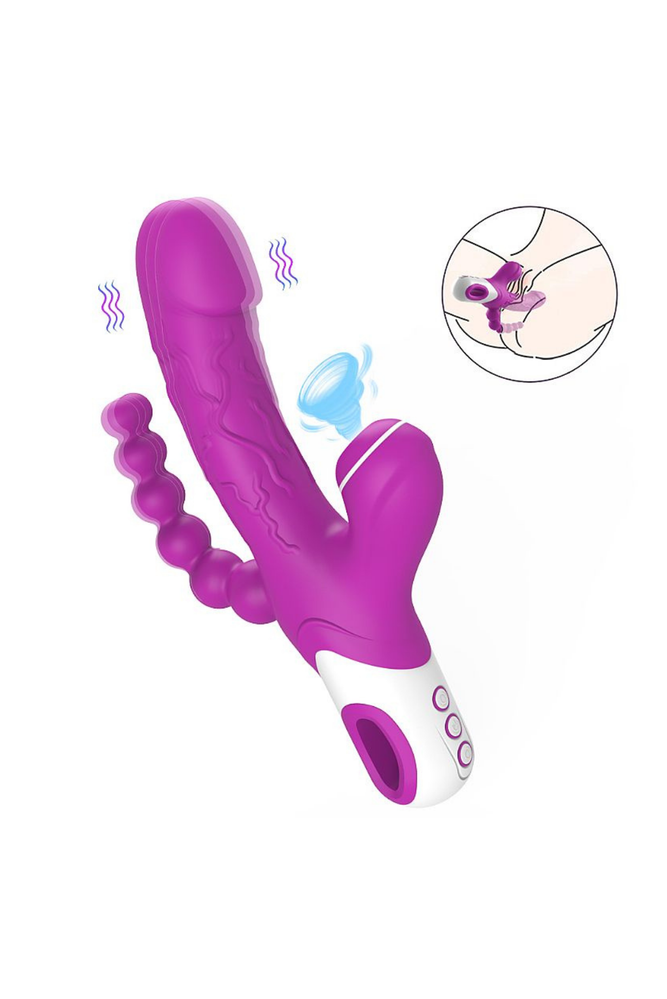 Vibrador de Ponto G e em Quantidade – Doce Malícia