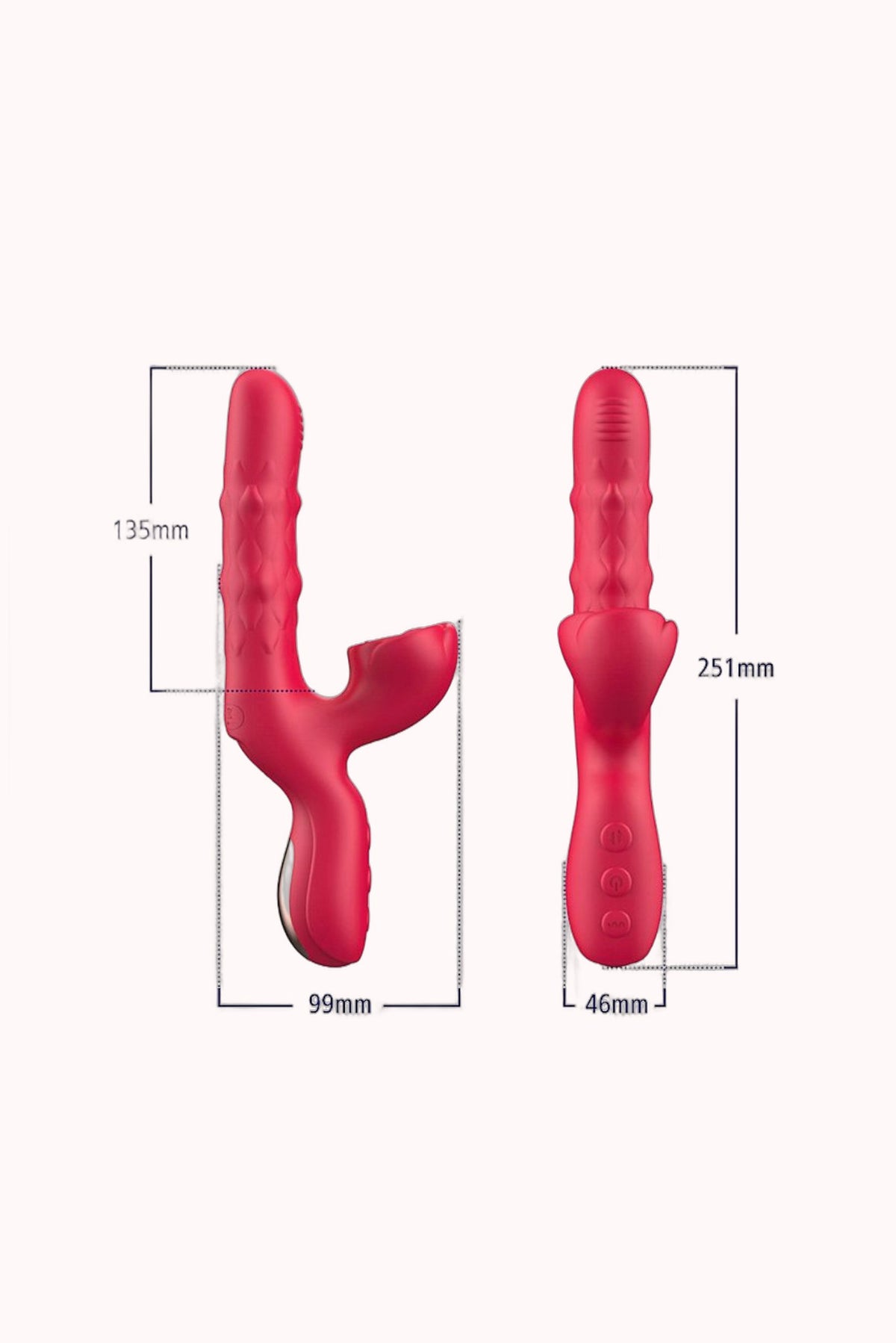 Vibrador de Ponto G e Clitóris com Vai e Vem de Anel – Dedilhar / Vem Cá – Doce Malícia