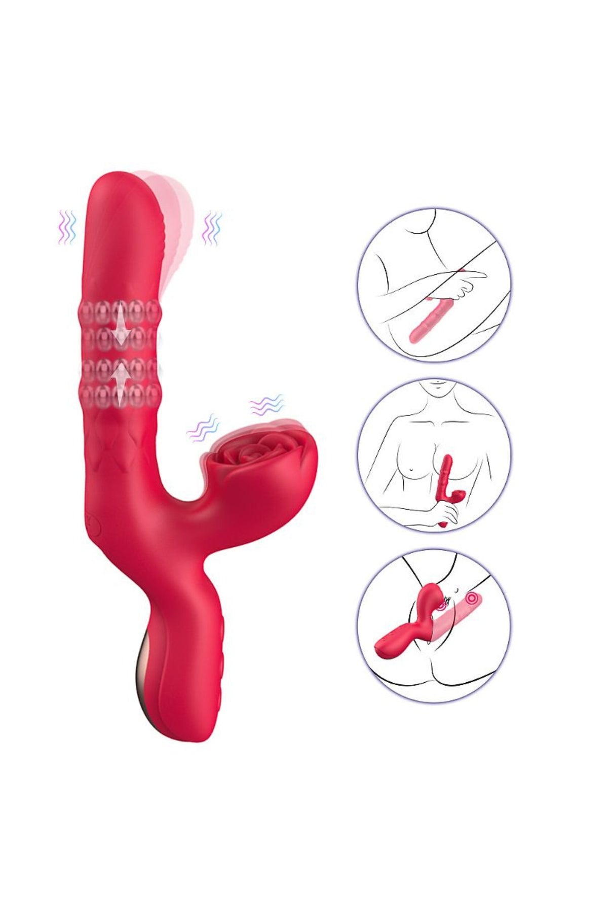 Vibrador de Ponto G e em Quantidade – Doce Malícia