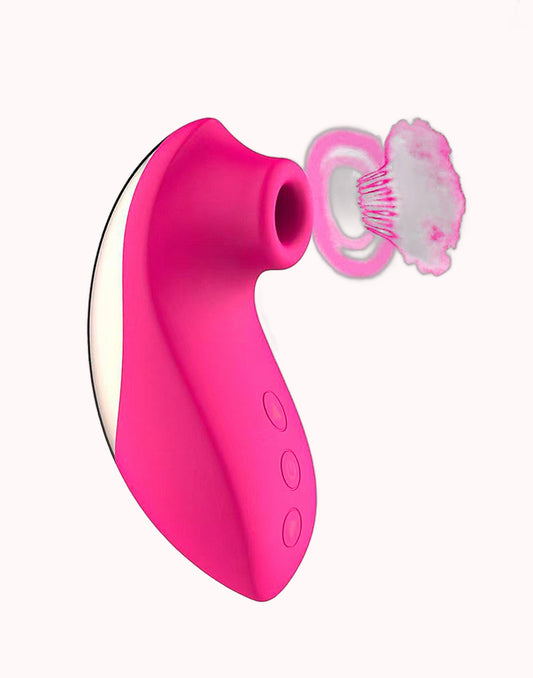 Vibrador de Pulsação Pink 7 Modos – 9x4cm – Doce Malícia