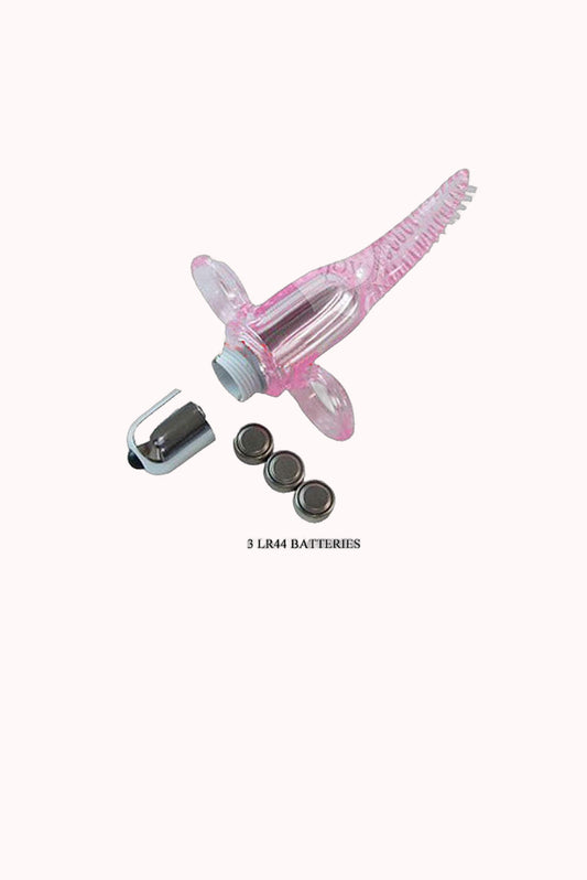 Vibrador Dedeira com Vibro e Cerdas – Doce Malícia