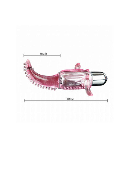 Vibrador Dedeira com Vibro e Cerdas em Quantidade – Doce Malícia