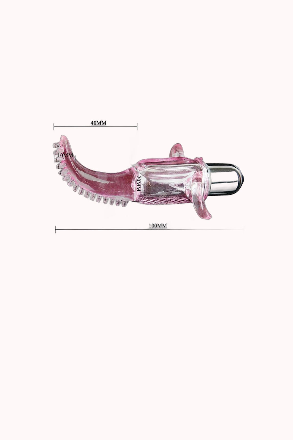 Vibrador Dedeira com Vibro e Cerdas – Doce Malícia