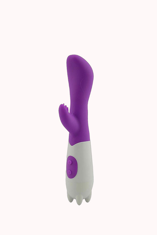 Vibrador Duplo Ponto G Com Estimulador de Clitóris – 10 Modos – Doce Malícia