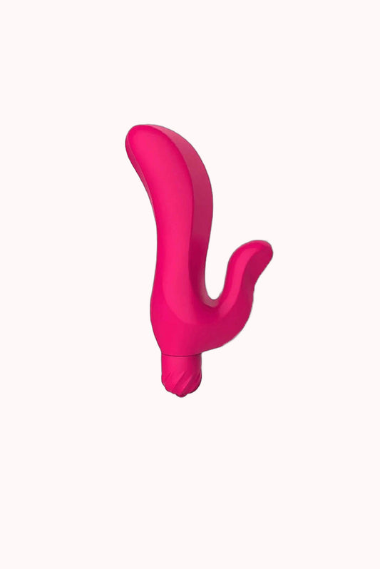 Vibrador G-Spot com Estimulador de Clitóris – Doce Malícia