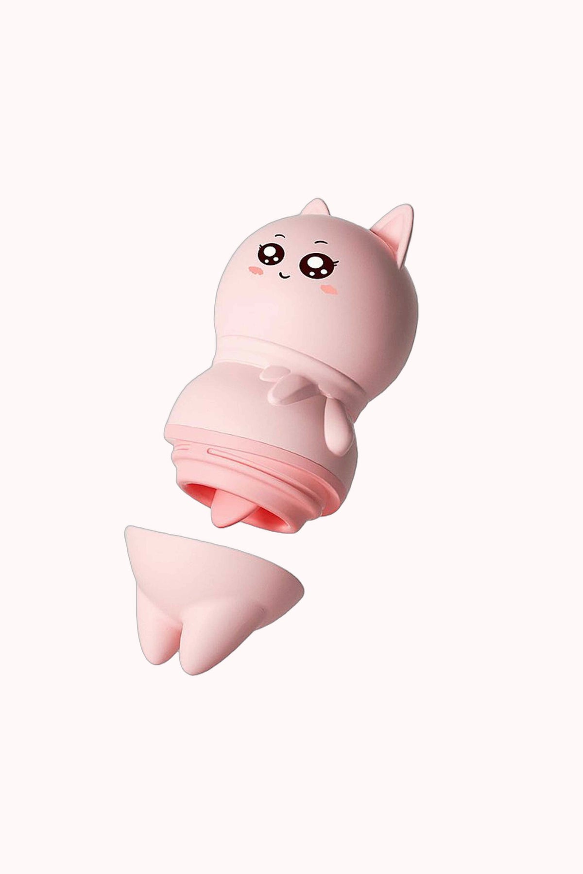 Vibrador Gato Recarregável c/ Língua Estimuladora – Doce Malícia