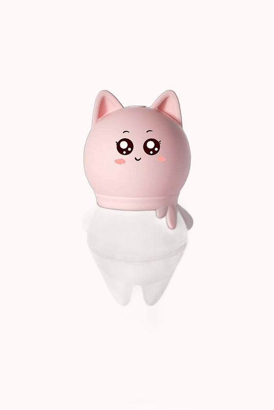 Vibrador Gato Recarregável c/ Língua Estimuladora – Doce Malícia