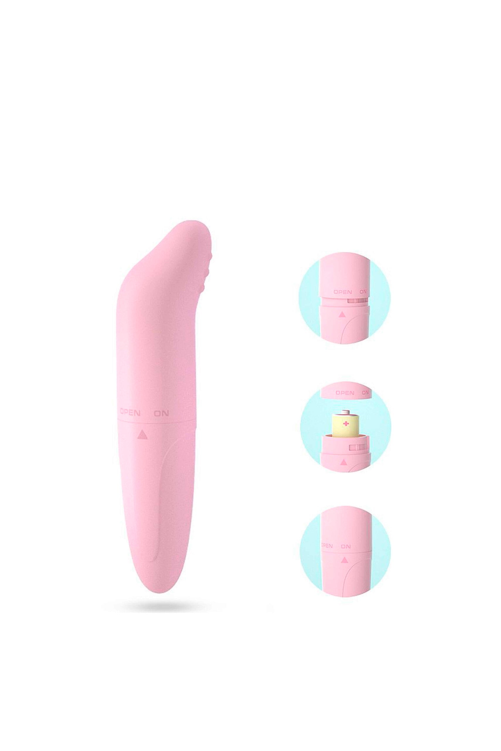 Vibrador Toque Íntimo Ponto G em rosa bebe – Doce Malícia