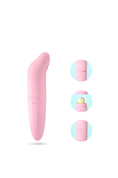 Vibrador Toque Íntimo Ponto G em rosa bebe – Doce Malícia