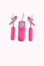 Vibrador em Silicone para Mamilos com Grampos – Doce Malícia