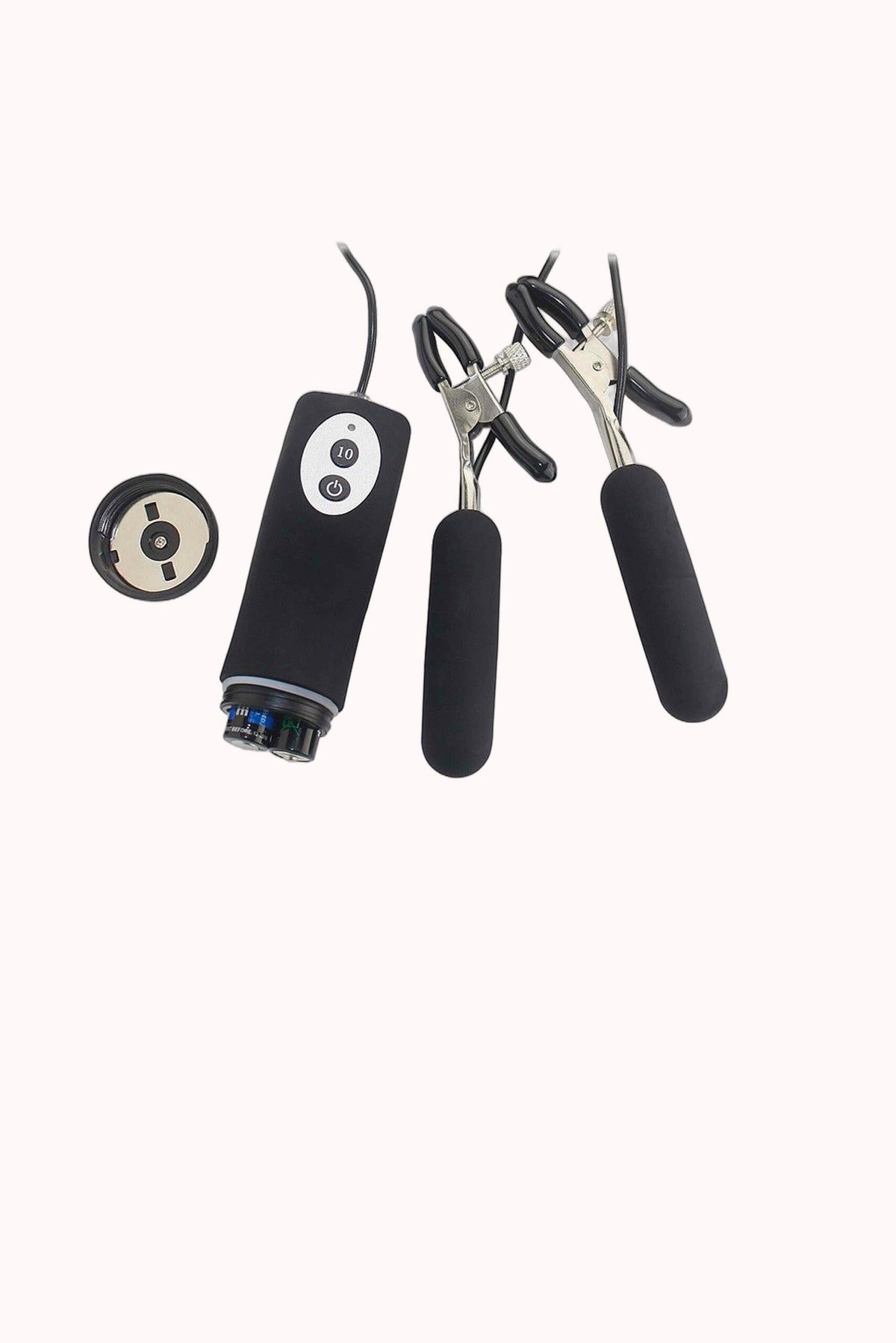 Vibrador em Silicone para Mamilos com Grampos – Doce Malícia