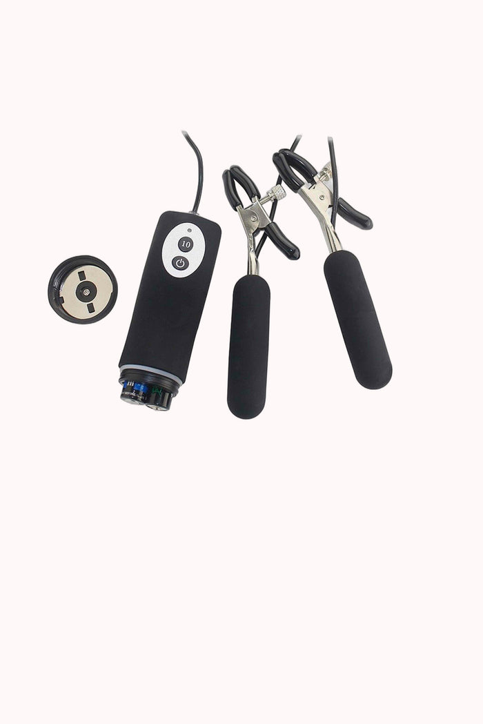 Vibrador em Silicone para Mamilos com Grampos – Doce Malícia — Doce Malícia