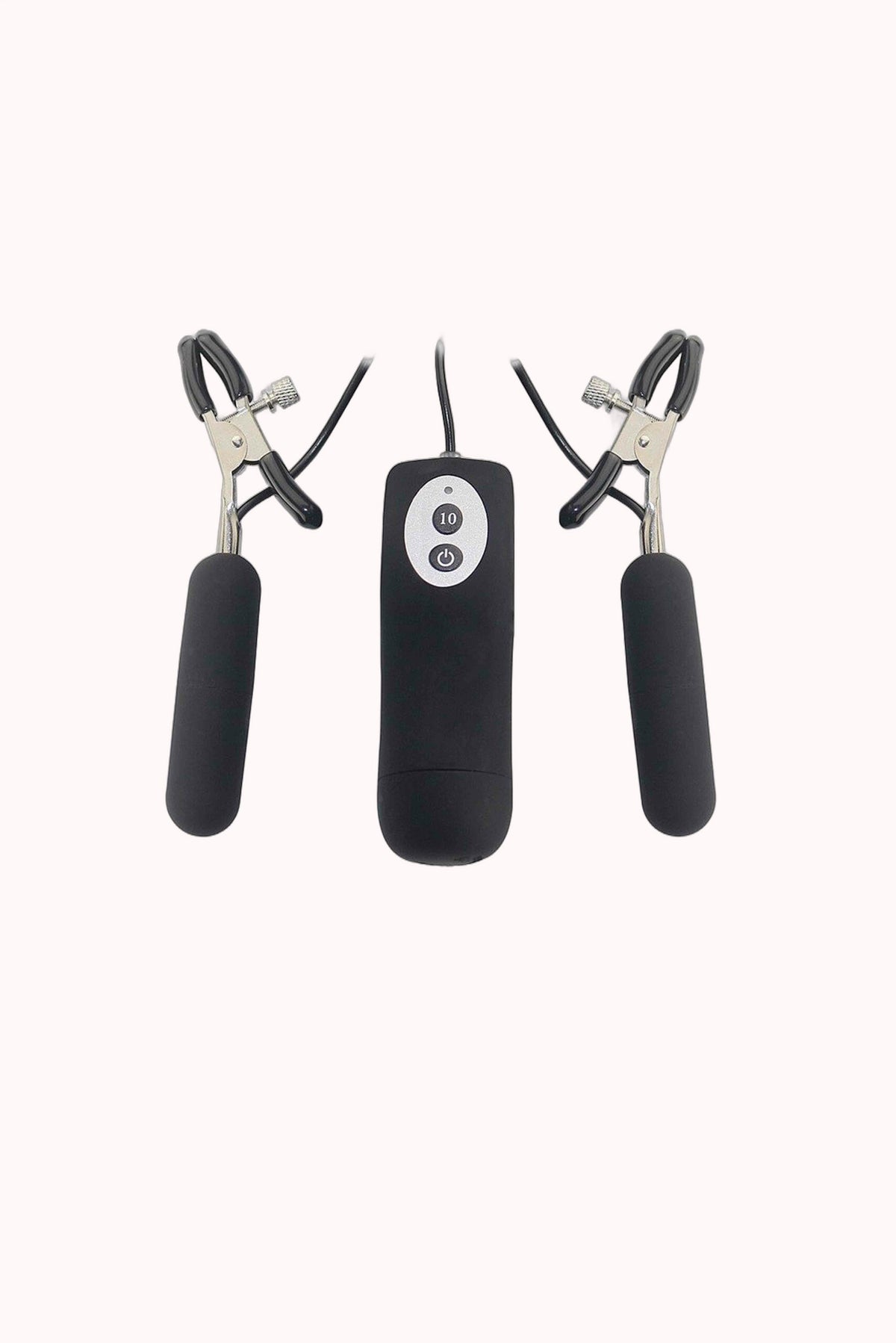 Vibrador em Silicone para Mamilos com Grampos – Doce Malícia