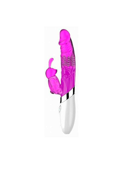 Vibrador Recarregável Jack Rabbit Rotativo em rosa – Doce Malícia