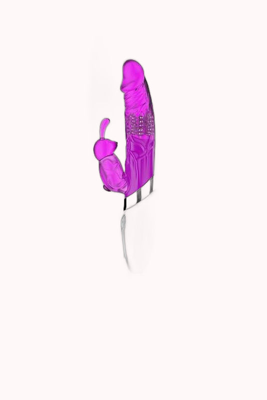 Vibrador Recarregável Jack Rabbit Rotativo USB em Jelly – 7 Modos – Doce Malícia