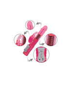 Vibrador Rotativo Liso Recarregável Rabbit em rosa – Doce Malícia