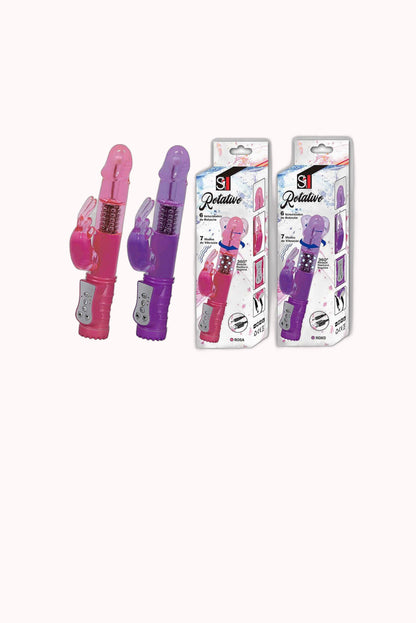 Vibrador Rotativo Liso Recarregável Rabbit – 7 Vibrações com Rotação 360º – Doce Malícia