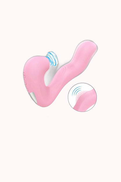 Vibrador de Ponto G e Clitóris com Pulsação Recarregável – Doce Malícia