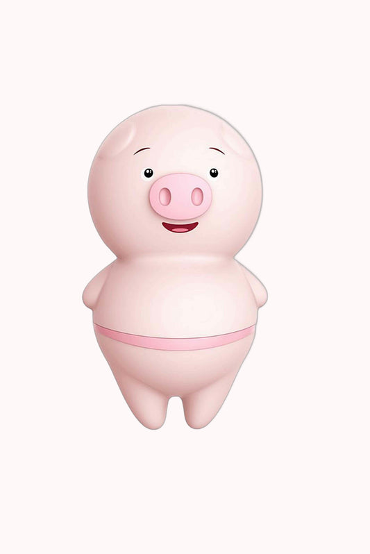 Vibrador Piggy/Porco em Silicone Recarregável – 6 Modos de Estimulação – Doce Malícia