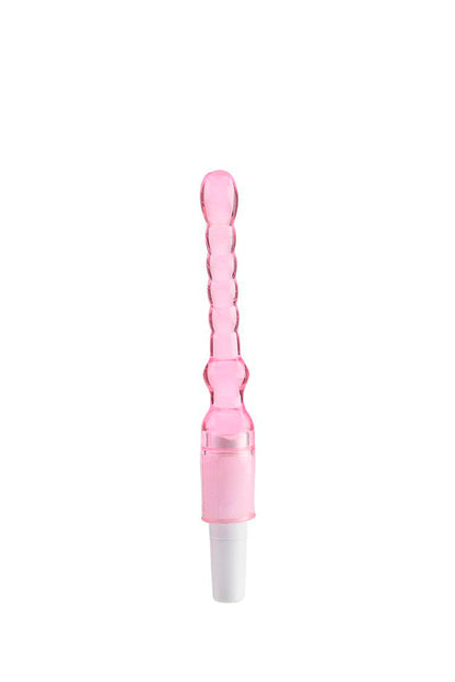 Vibrador Plug Anal em Jelly 17cm em rosa – Doce Malícia