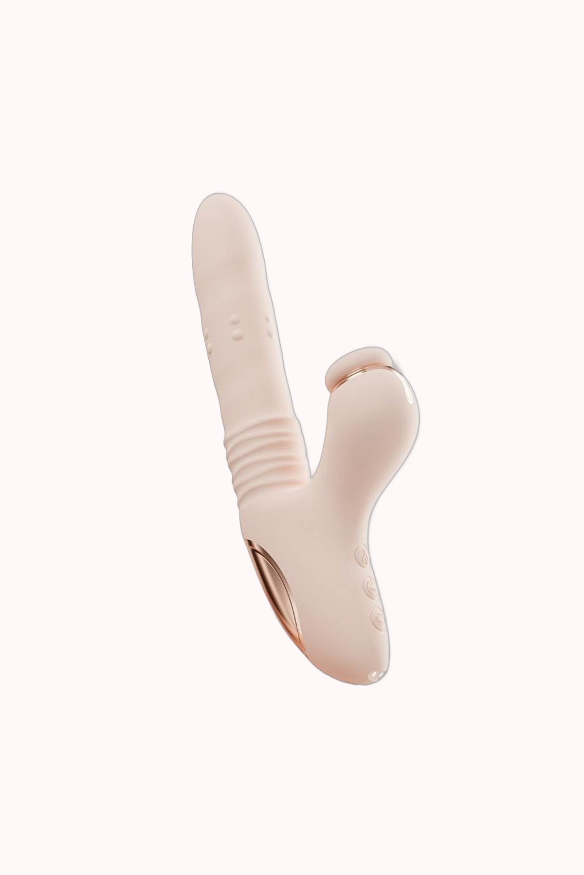 Vibrador de Ponto G e Clitóris / Pulsação com Vai e Vem Rotação / Aquecimento – 23,5 x 3,7cm – Doce Malícia