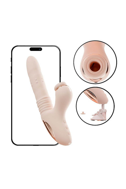 Vibrador de Ponto G e em bege – Doce Malícia