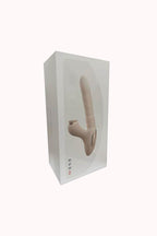 Vibrador de Ponto G e Clitóris / Pulsação com Vai e Vem Rotação / Aquecimento – 23,5 x 3,7cm – Doce Malícia