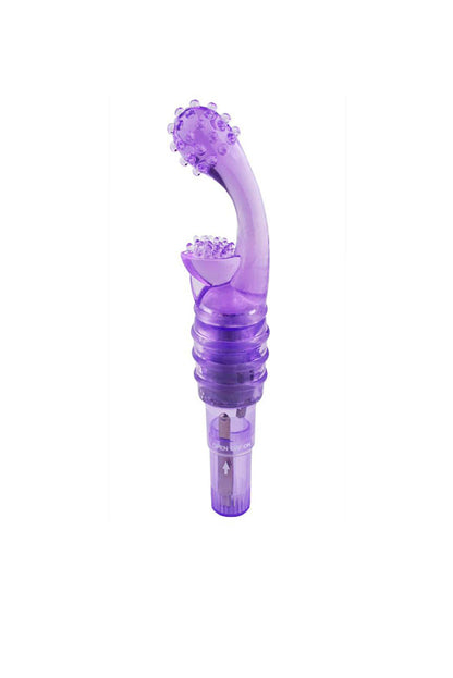 Vibrador de Ponto G com Partículas em rosa – Doce Malícia