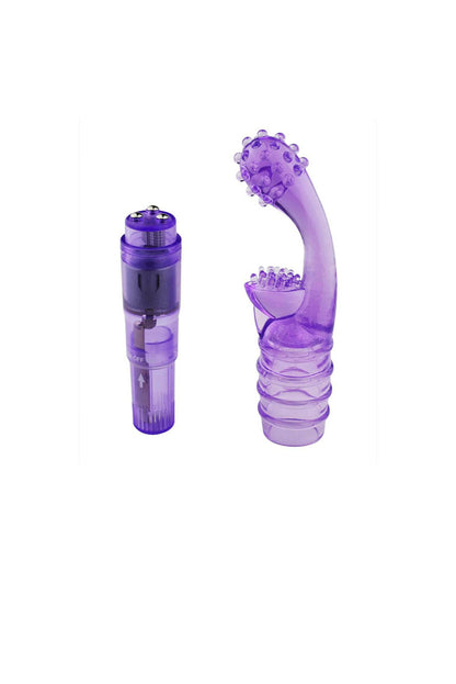 Vibrador de Ponto G com Partículas em rosa – Doce Malícia
