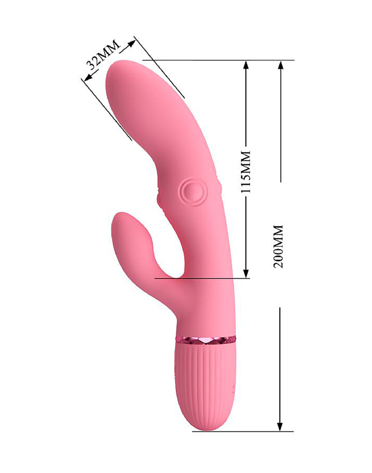 Vibrador de Ponto G e em rosa – Doce Malícia