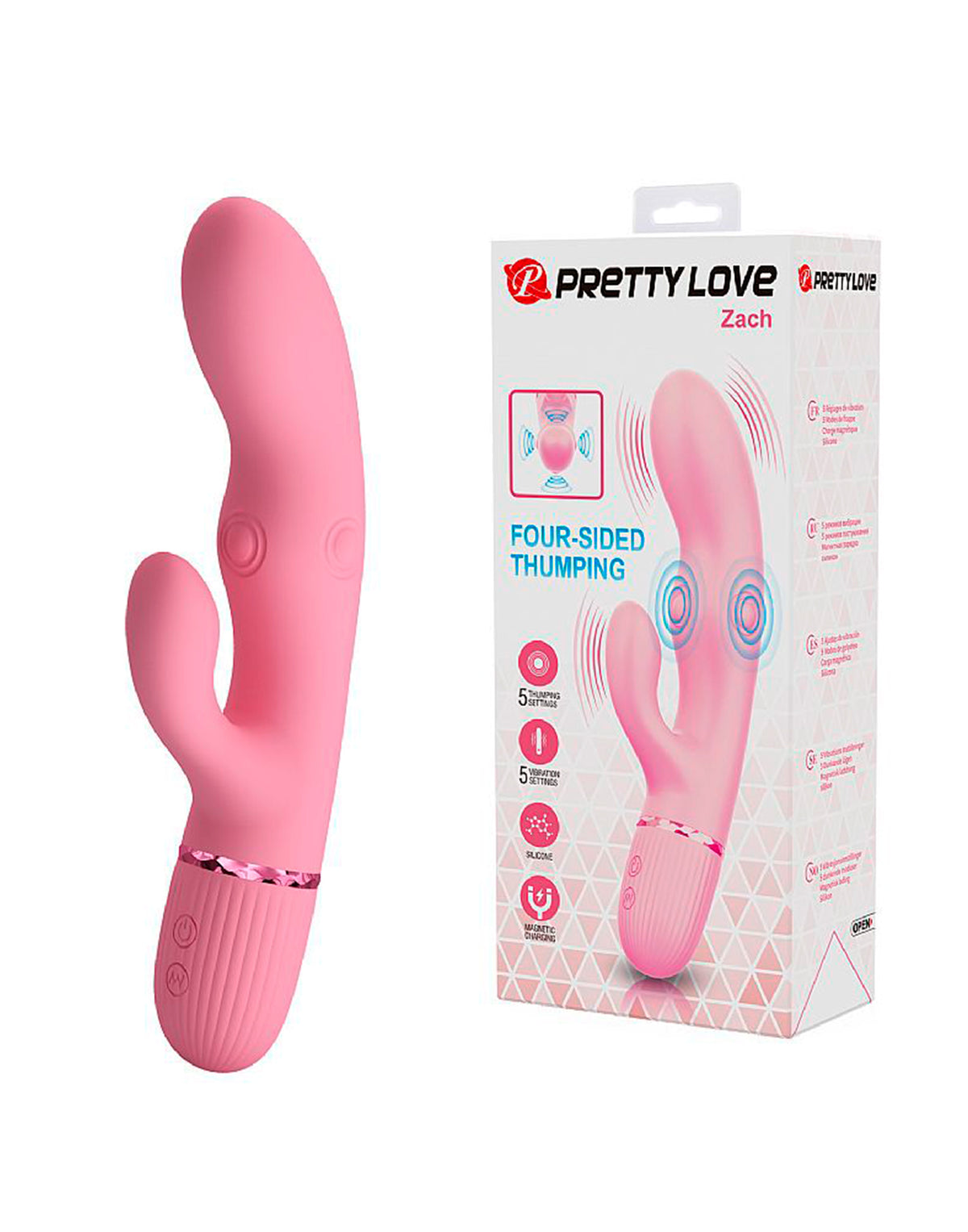 Vibrador de Ponto G e em rosa – Doce Malícia