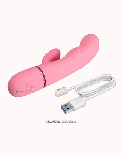 Vibrador de Ponto G e Clitóris com 4 Tapping – Zach – Doce Malícia