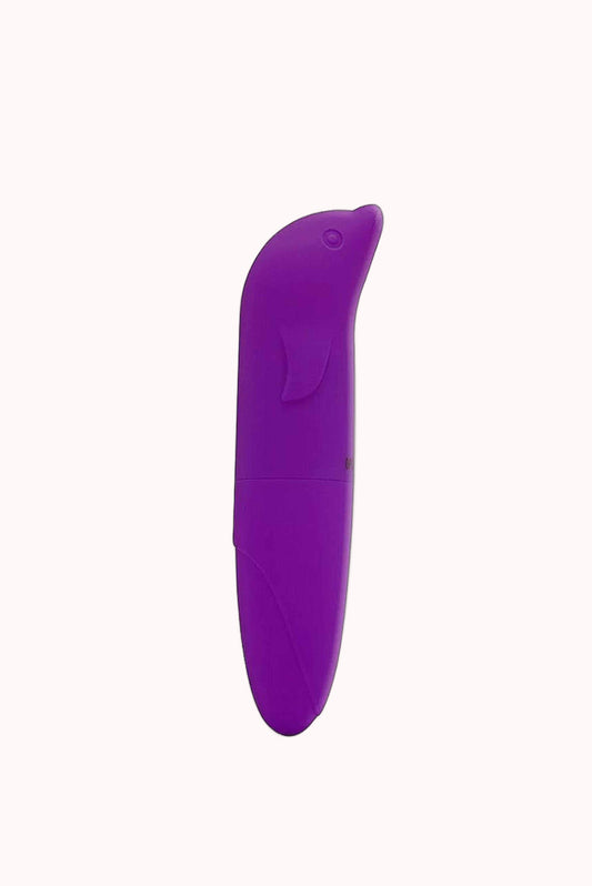 Vibrador Ponto G Golfinho com Toque Aveludado – Doce Malícia